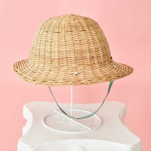 Vintage 1940s Wicker Safari Hat